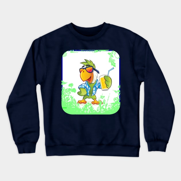 loro, amante de los loros, loro regalo, dueño de loro, loro gracioso, parrot, parrot lover, parrot gift, parrot owner, parrot funny Crewneck Sweatshirt by Lebihanto